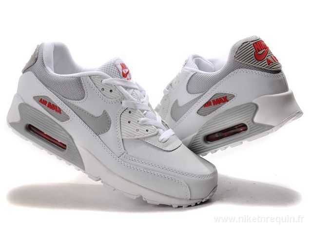 Nike Air Max 90 Gris Et Blanc